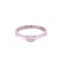 Златен дамски пръстен с диамант 0,10Ct. чистота:SI размер:54 модел:42553-1