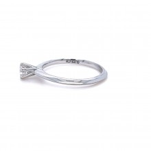 Златен дамски пръстен с диамант 0,23Ct. чистота:VS размер:54 модел:42881-6