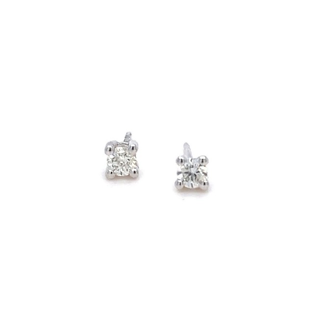 Златни обеци с диаманти 0,34Ct. чистота:SI модел:42900-1