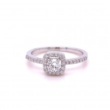 Златен дамски пръстен с диаманти 0,45Ct. чистота:SI  размер:54 модел:42560-1