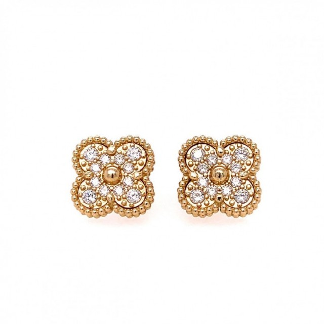 Златни обеци Cleef 6,56гр. 14кр. проба:585 модел:33747-4