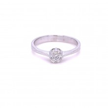 Златен дамски пръстен с диамант 0,20Ct. размер:54 модел:43650-1
