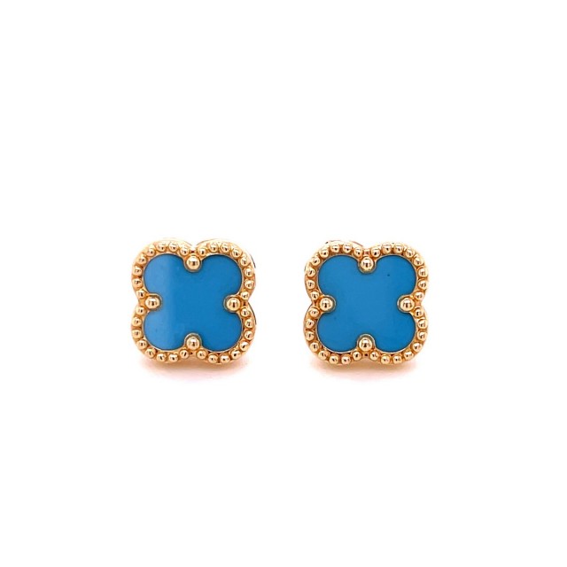 Златни обеци Cleef 3,04гр. 14кр. проба:585 модел:29438-1