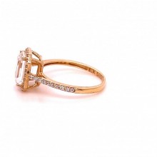 Златен дамски пръстен 2,69гр. размер:53 14кр. проба:585 модел:37714-5