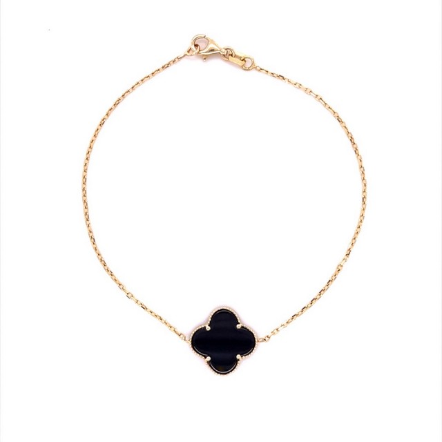 Златна дамска гривна Cleef 3,07гр. 20см. 14кр. проба:585 модел:11739-4