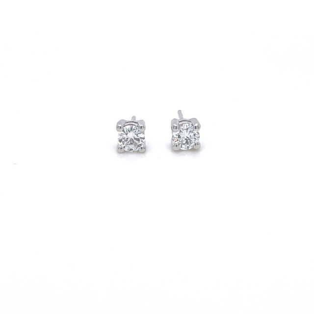 Златни обеци с диаманти 0,60Ct. чистота:SI модел:42904-1