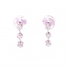 Златни обеци с диаманти 0,31Ct. чистота:SI модел:34038-1
