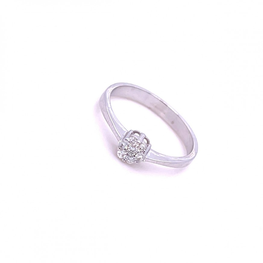 Златен дамски пръстен с диамант 0,20Ct. размер:54 модел:43650-1