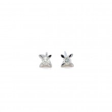 Златни обеци с диаманти 0,24Ct. чистота:SI модел:42901-1
