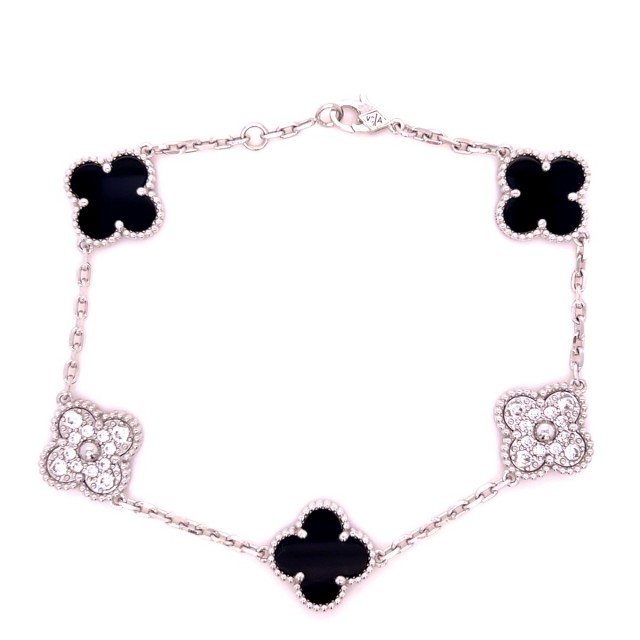 Златна мъжка гривна Cleef 12,15гр. 20,5см. 14кр. проба:585 модел:33721-5