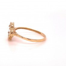 Златен дамски пръстен Cleef 2,02гр. размер:58 14кр. проба:585 модел:5030-1